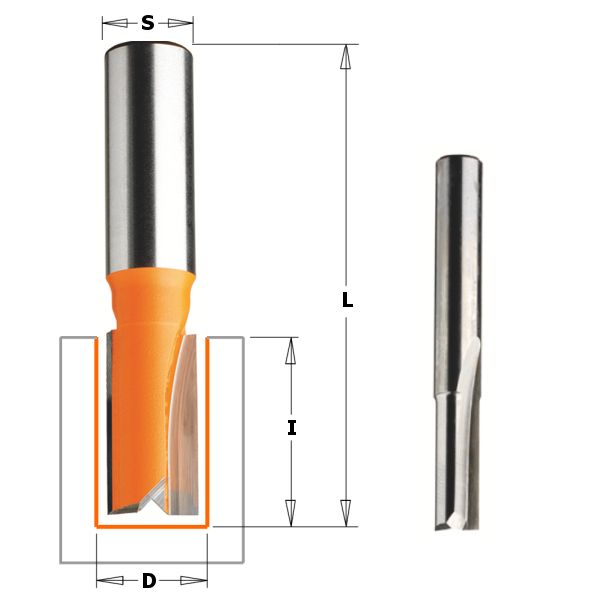 Фото Фреза концевая CMT пазовая D=5,0 I=12,0 S=6,0 L=50,8 в интернет-магазине ToolHaus.ru